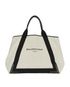 Large Cabas Logo Tote, &pound;450, Handbags, Black/White, Canvas/Leather, Front view